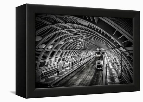 Pioneer Square Station, Seattle, Washington, USA-Christopher Reed-Framed Premier Image Canvas