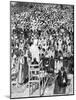 Pious Moslems Gathered at the 'Durbar of God, Mecca, Saudi Arabia, 1922-null-Mounted Giclee Print