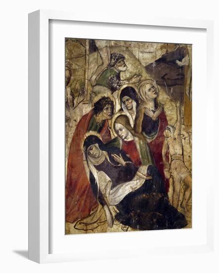 Pious Women, Detail from Calvary-Giacomo Jaquerio-Framed Giclee Print