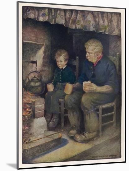 Pip and Joe Gargery-Jessie Willcox-Smith-Mounted Art Print