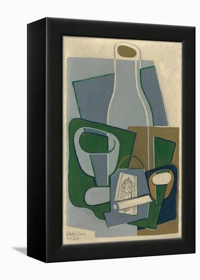 Pipe Et Paquet De Tabac, 1922-Juan Gris-Framed Premier Image Canvas