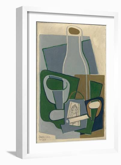 Pipe Et Paquet De Tabac, 1922-Juan Gris-Framed Giclee Print