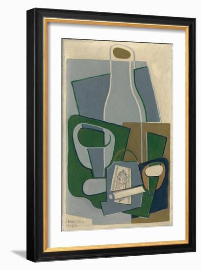 Pipe Et Paquet De Tabac, 1922-Juan Gris-Framed Giclee Print