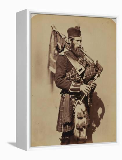 Pipe-Major Macdonald, 72nd (Duke of Albany's Own Highlanders) Regiment of Foot-Joseph Cundall and Robert Howlett-Framed Premier Image Canvas