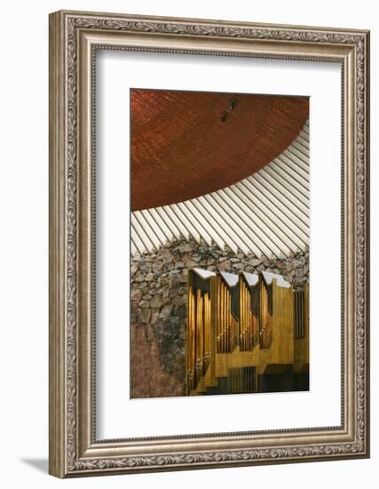Pipe Organ at Temppeliaukio Church-Jon Hicks-Framed Photographic Print