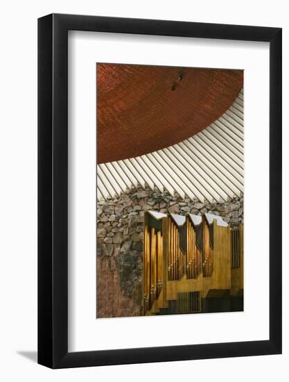 Pipe Organ at Temppeliaukio Church-Jon Hicks-Framed Photographic Print