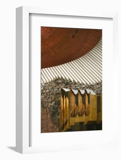 Pipe Organ at Temppeliaukio Church-Jon Hicks-Framed Photographic Print