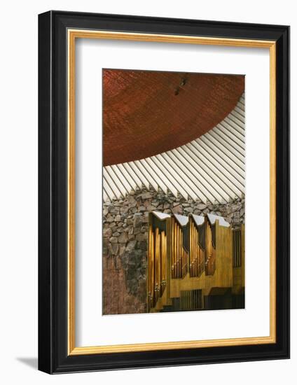 Pipe Organ at Temppeliaukio Church-Jon Hicks-Framed Photographic Print