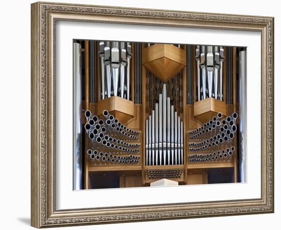 Pipe Organ, Hallgrimskirkja, Main Lutheran Church, Reykjavik, Iceland-Adam Jones-Framed Photographic Print