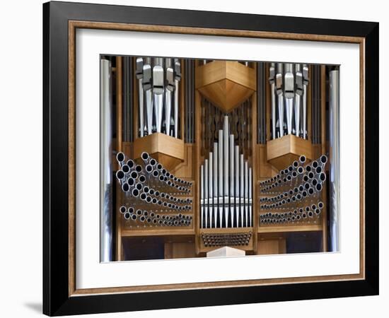 Pipe Organ, Hallgrimskirkja, Main Lutheran Church, Reykjavik, Iceland-Adam Jones-Framed Photographic Print