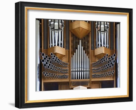 Pipe Organ, Hallgrimskirkja, Main Lutheran Church, Reykjavik, Iceland-Adam Jones-Framed Photographic Print