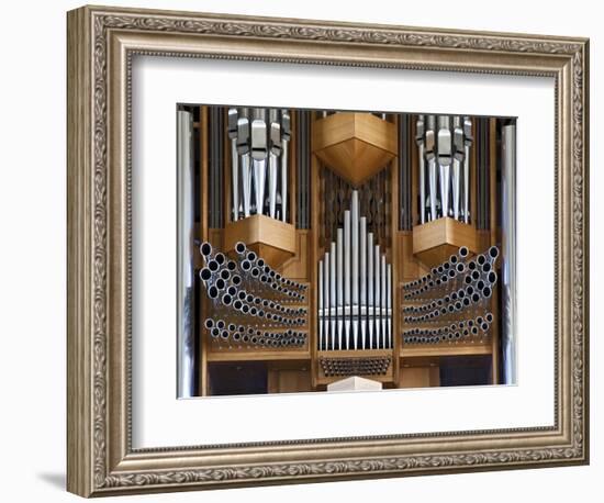 Pipe Organ, Hallgrimskirkja, Main Lutheran Church, Reykjavik, Iceland-Adam Jones-Framed Photographic Print