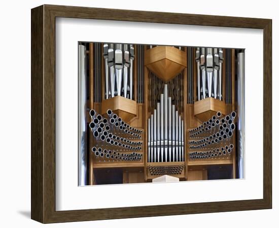 Pipe Organ, Hallgrimskirkja, Main Lutheran Church, Reykjavik, Iceland-Adam Jones-Framed Photographic Print