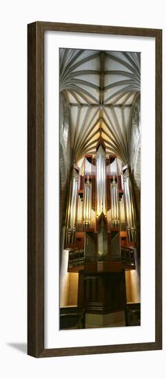 Pipe Organ in a Church, St. Giles Cathedral, Royal Mile, Edinburgh, Scotland-null-Framed Photographic Print