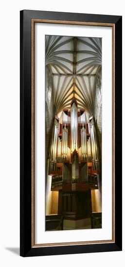 Pipe Organ in a Church, St. Giles Cathedral, Royal Mile, Edinburgh, Scotland-null-Framed Photographic Print