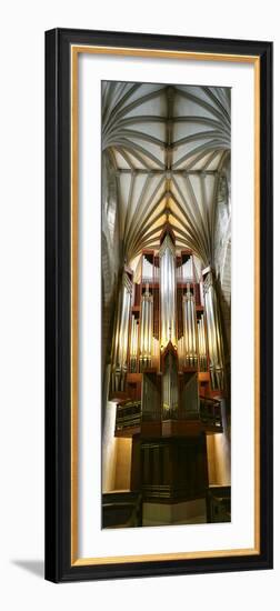 Pipe Organ in a Church, St. Giles Cathedral, Royal Mile, Edinburgh, Scotland-null-Framed Photographic Print