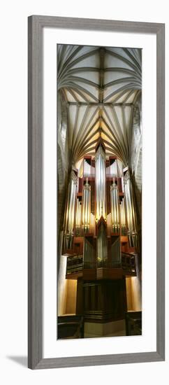 Pipe Organ in a Church, St. Giles Cathedral, Royal Mile, Edinburgh, Scotland-null-Framed Photographic Print