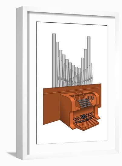 Pipe Organ, Musical Instrument-Encyclopaedia Britannica-Framed Art Print