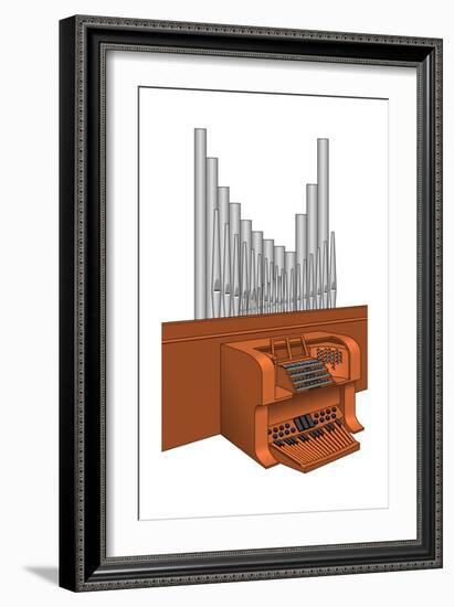 Pipe Organ, Musical Instrument-Encyclopaedia Britannica-Framed Art Print