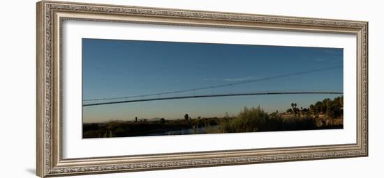 Pipeline Bridge over the Colorado River, Blythe, Riverside County, California, USA-null-Framed Photographic Print