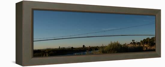 Pipeline Bridge over the Colorado River, Blythe, Riverside County, California, USA-null-Framed Premier Image Canvas