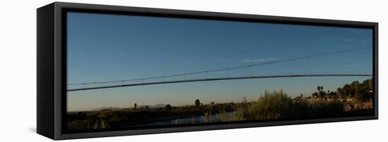 Pipeline Bridge over the Colorado River, Blythe, Riverside County, California, USA-null-Framed Premier Image Canvas