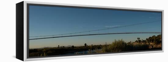 Pipeline Bridge over the Colorado River, Blythe, Riverside County, California, USA-null-Framed Premier Image Canvas