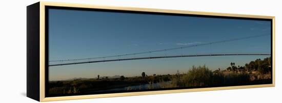 Pipeline Bridge over the Colorado River, Blythe, Riverside County, California, USA-null-Framed Premier Image Canvas