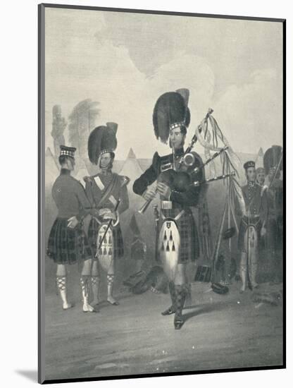 'Piper, 42nd Royal Highlanders', c19th century, (1909)-Unknown-Mounted Giclee Print