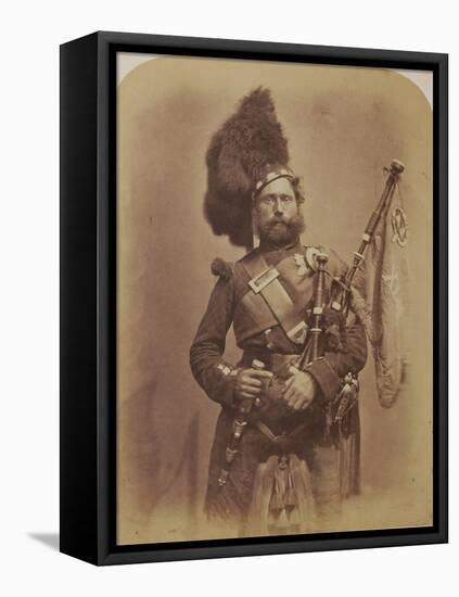 Piper David Muir, 42nd Highlanders-Joseph Cundall and Robert Howlett-Framed Premier Image Canvas