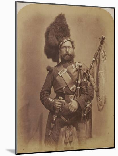 Piper David Muir, 42nd Highlanders-Joseph Cundall and Robert Howlett-Mounted Photographic Print