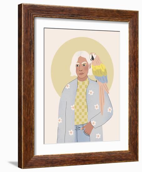 Piper & Percie-Clara Wells-Framed Giclee Print