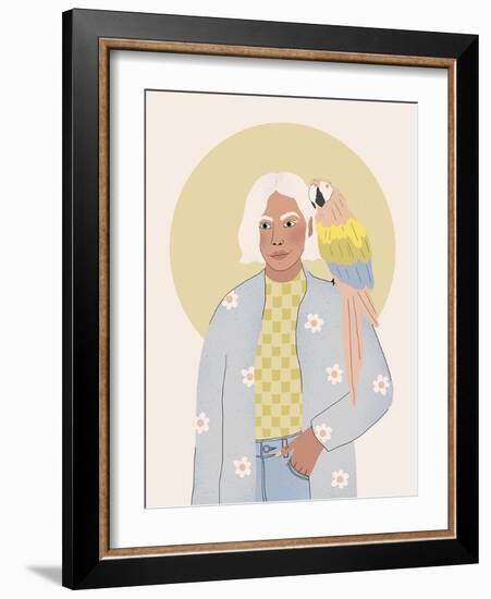 Piper & Percie-Clara Wells-Framed Giclee Print