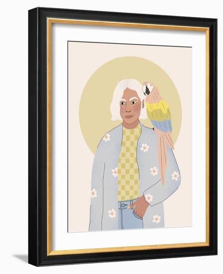 Piper & Percie-Clara Wells-Framed Giclee Print