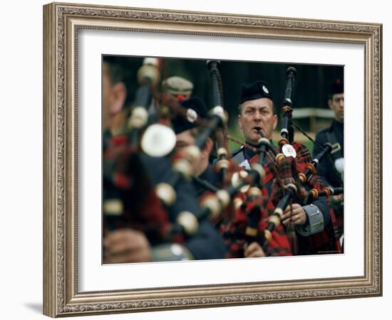 Pipers, Scotland, United Kingdom-Adam Woolfitt-Framed Photographic Print