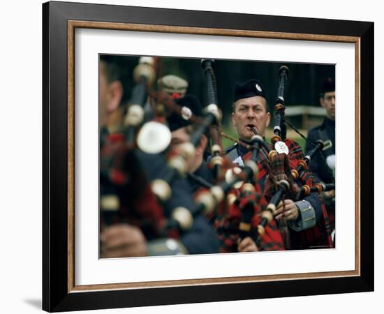 Pipers, Scotland, United Kingdom-Adam Woolfitt-Framed Photographic Print