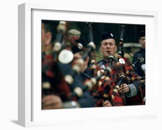 Pipers, Scotland, United Kingdom-Adam Woolfitt-Framed Photographic Print