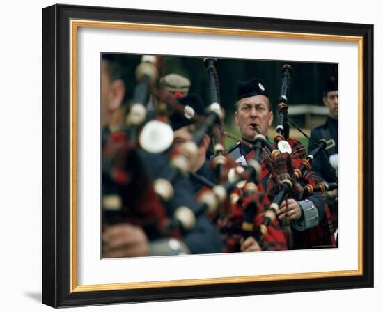 Pipers, Scotland, United Kingdom-Adam Woolfitt-Framed Photographic Print