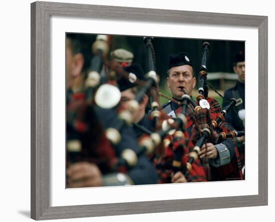 Pipers, Scotland, United Kingdom-Adam Woolfitt-Framed Photographic Print