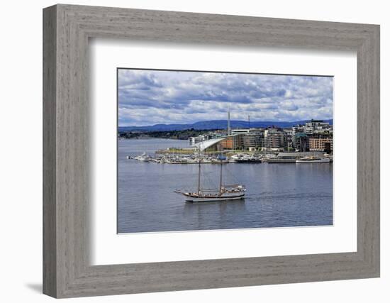 Pipervika Harbour, Oslo, Norway, Scandinavia, Europe-Hans-Peter Merten-Framed Photographic Print