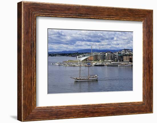 Pipervika Harbour, Oslo, Norway, Scandinavia, Europe-Hans-Peter Merten-Framed Photographic Print
