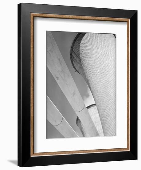 Pipes at the Volcanic Gas Steam Plant-GE Kidder Smith-Framed Photographic Print