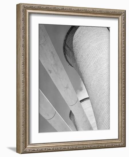 Pipes at the Volcanic Gas Steam Plant-GE Kidder Smith-Framed Photographic Print