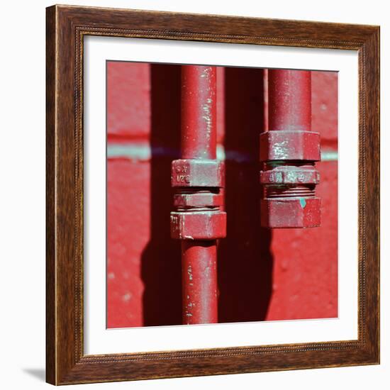 Pipes Square I-Gail Peck-Framed Photographic Print