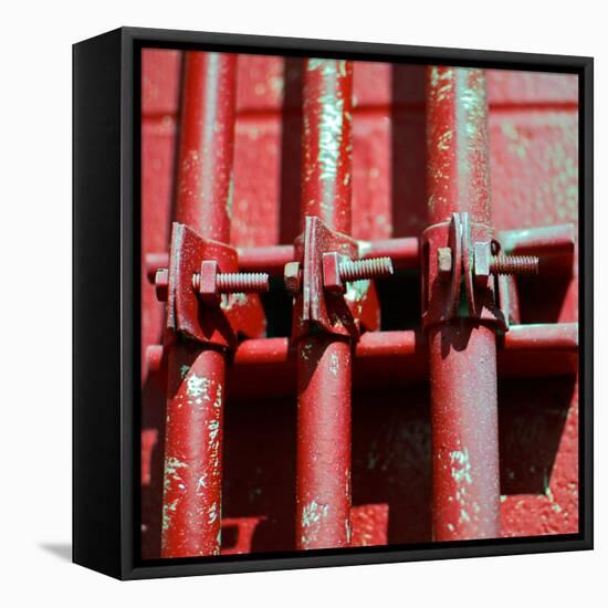 Pipes Square II-Gail Peck-Framed Premier Image Canvas