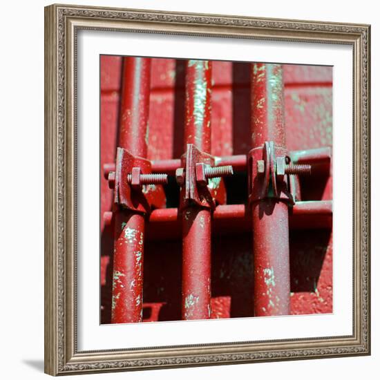 Pipes Square II-Gail Peck-Framed Photographic Print