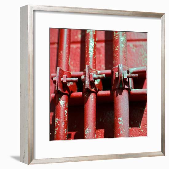 Pipes Square II-Gail Peck-Framed Photographic Print