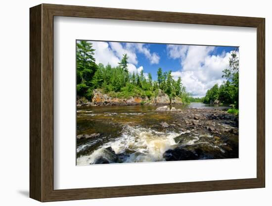 Pipestone Falls, Bwcaw, Minnesota-Steven Gaertner-Framed Photographic Print