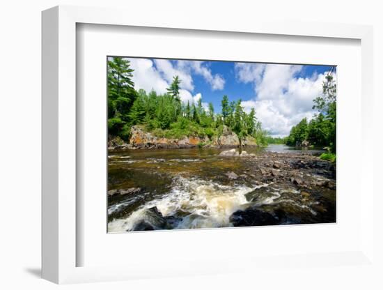 Pipestone Falls, Bwcaw, Minnesota-Steven Gaertner-Framed Photographic Print