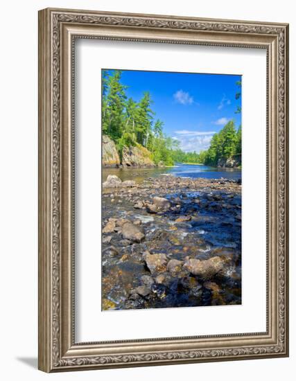 Pipestone Falls, Bwcaw, Minnesota-Steven Gaertner-Framed Photographic Print